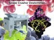 Grape destemmer crusher machine