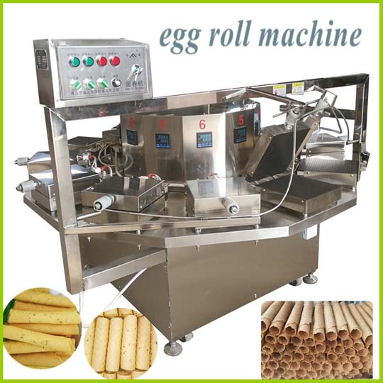 Automatic egg roll machine