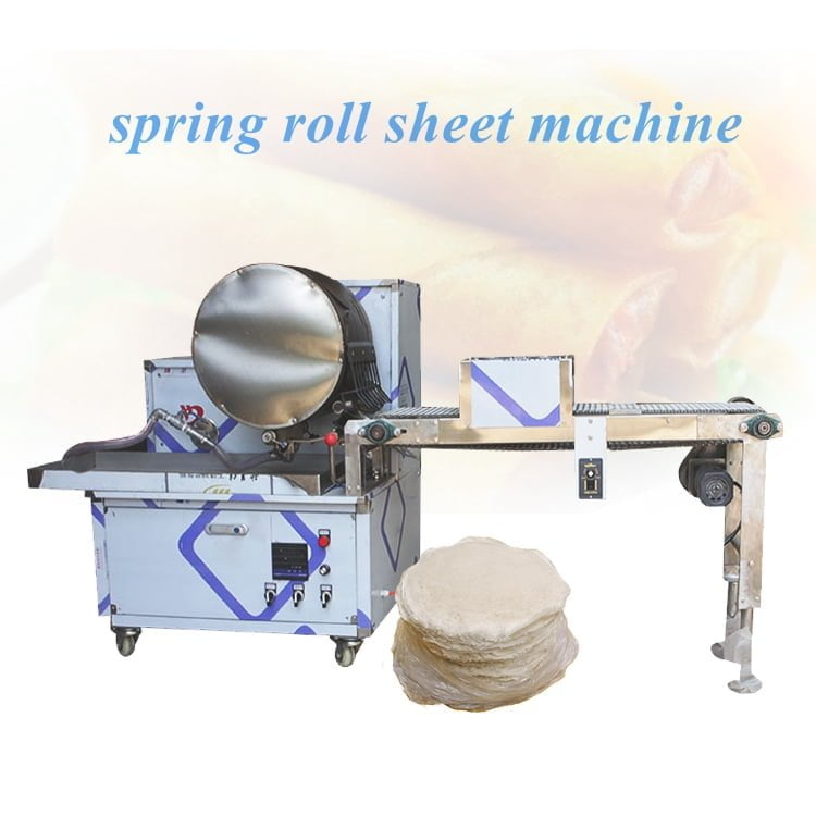 Spring roll sheet machine