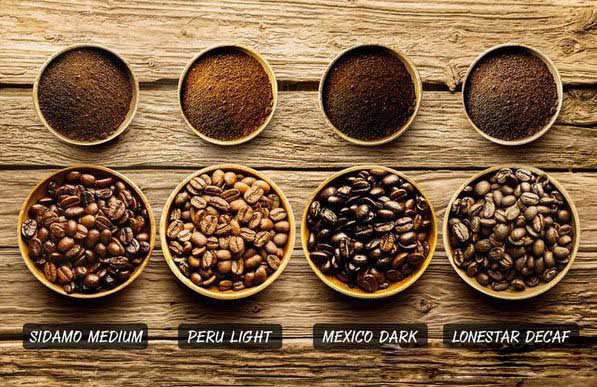 Coffee beans roasting process
