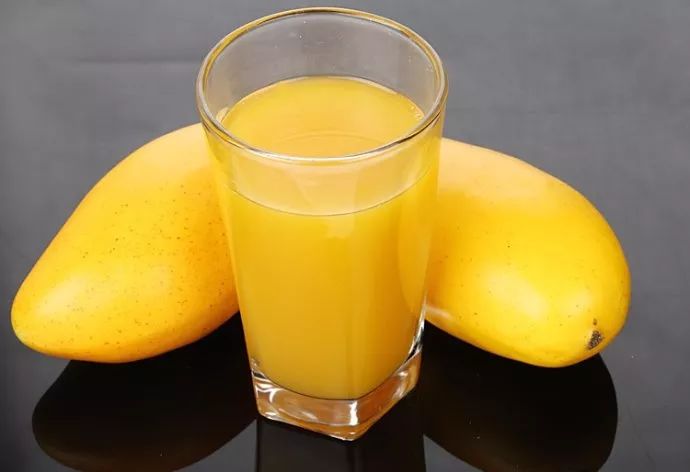 Pulpa de jugo de mango fresco